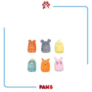 Paw's 1pcs Teeth Grinding random color Toys Funny Interactive Plush Cat Toy Kitten Chewing Vocal Toy