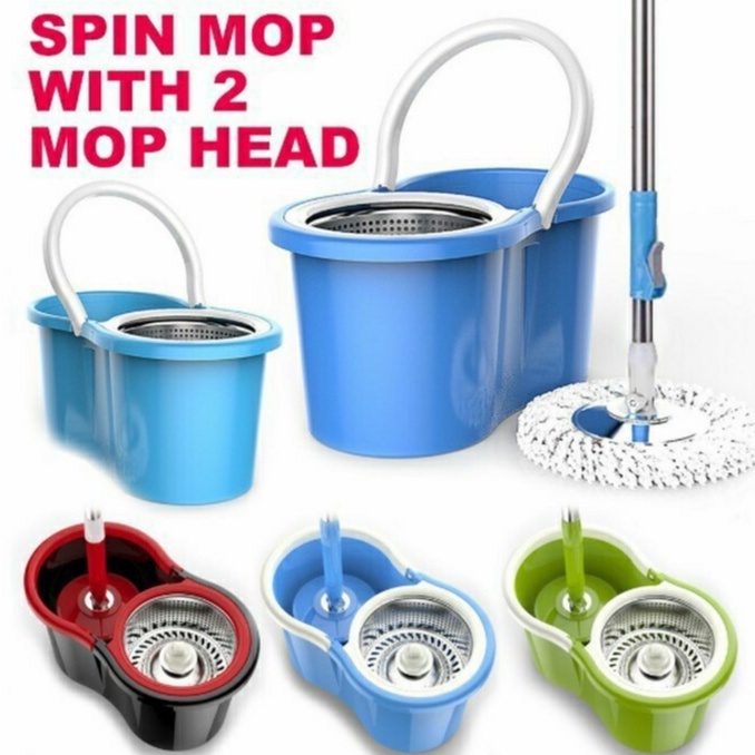 Ultra Practical Efficient Automatic Rotating Floor Mop Shopee Philippines