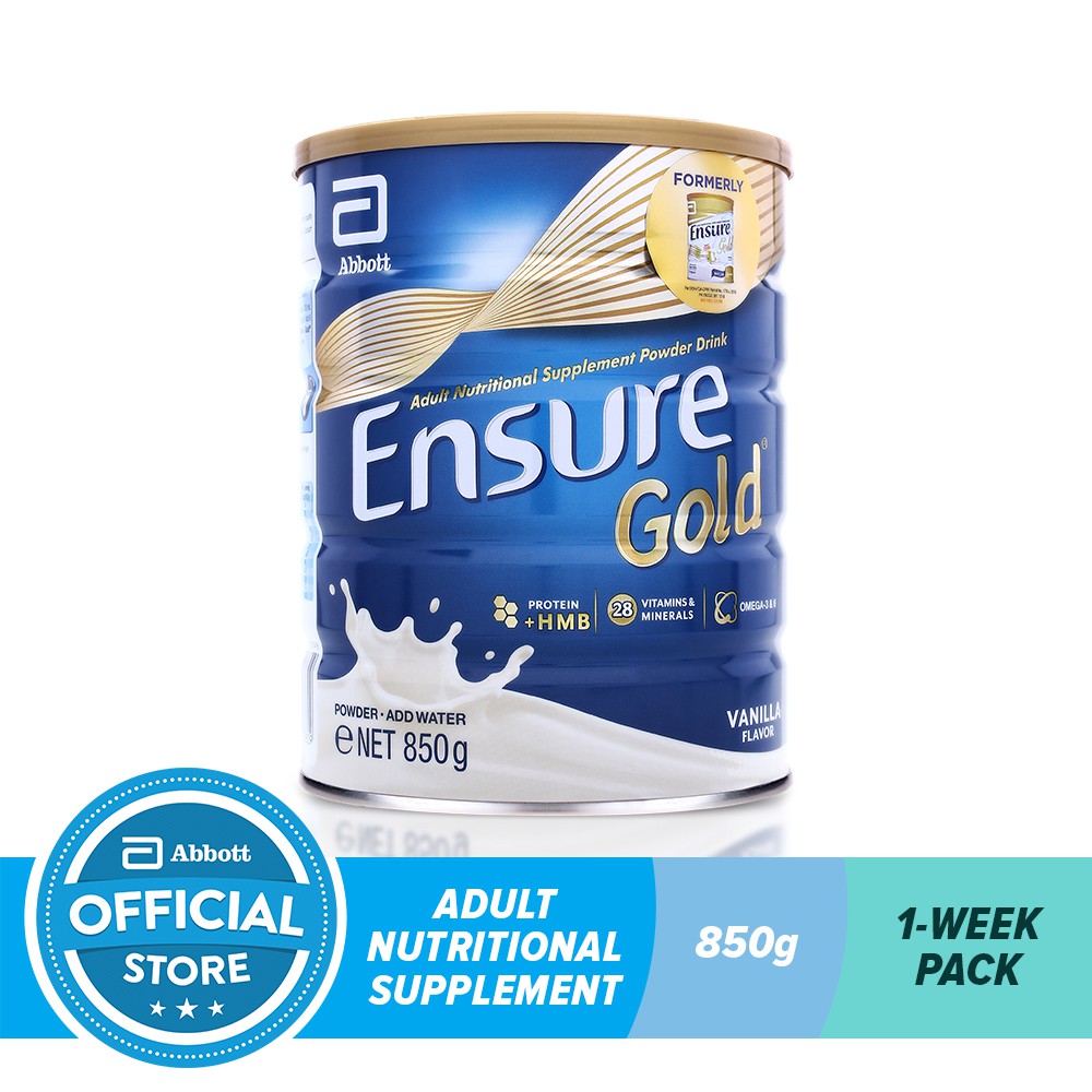 Ensure Gold HMB Vanilla 850g Shopee Philippines