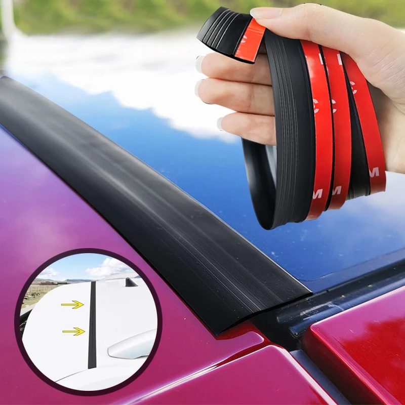 1M 2M Rubber Car Seals Edge Sealing Strips Auto Roof Windshield Car Rubber Sealant Protector