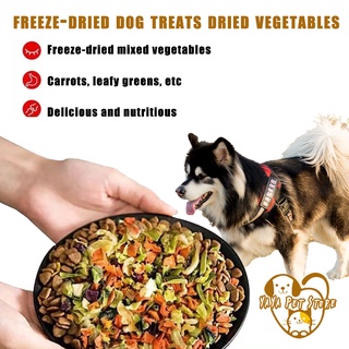 Dog Bibimbap Snacks Mixed Vegetable Chips Small and Medium Dogs Freeze-Dried Dehydrated Vegetables