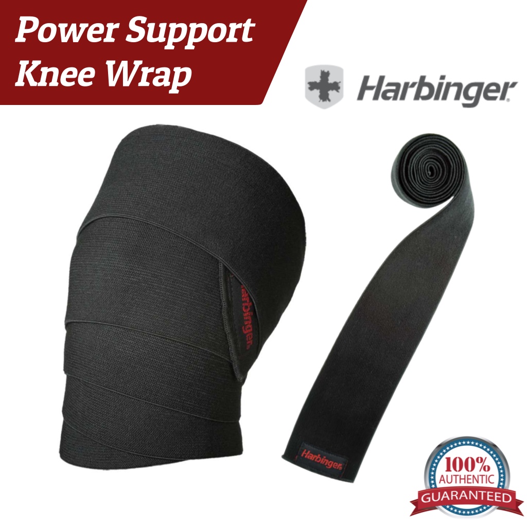 [Harbinger] Power Support Knee Wraps (Pair)/Exercise Training Wraps