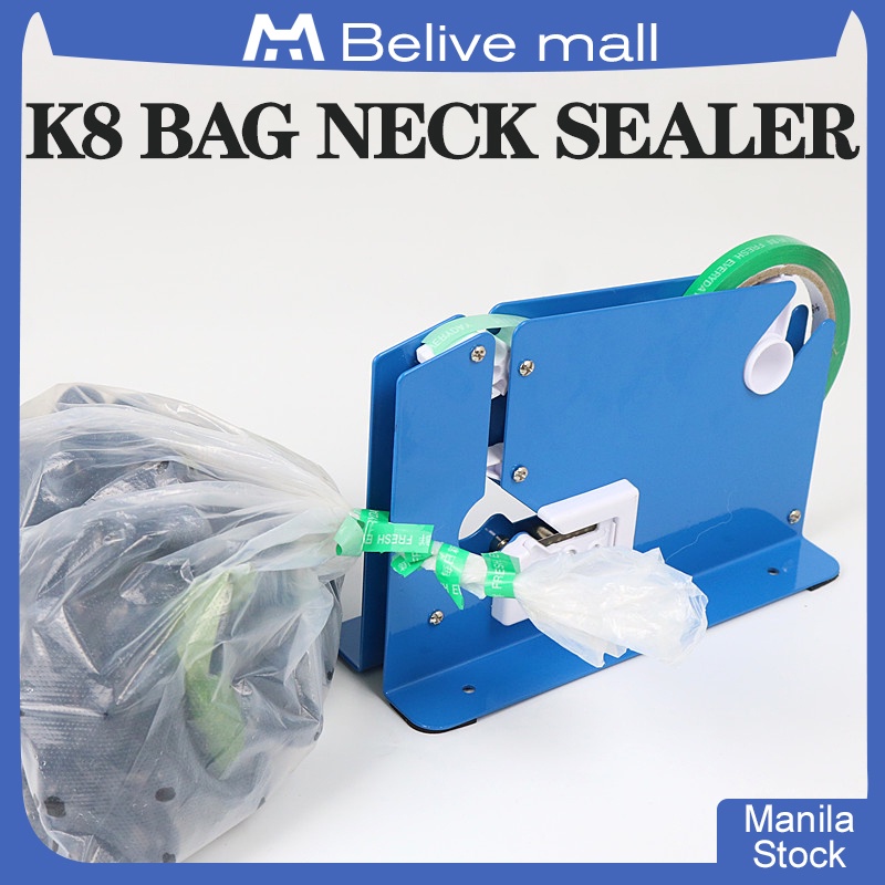 K8 Bag Neck Sealer Supermarket Bag Sealer Polybag Sealer Dispenser