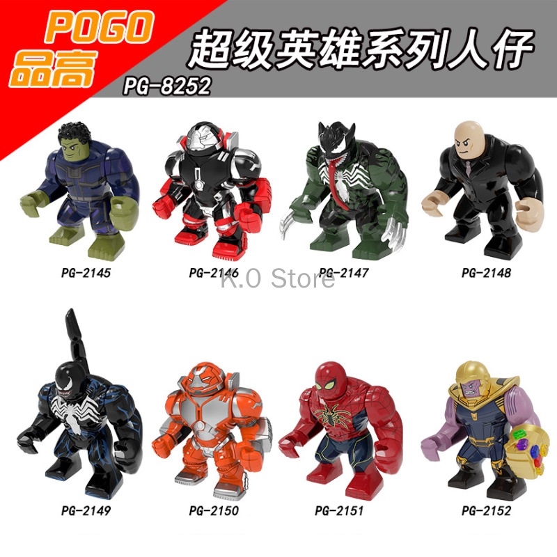 Avengers Four Super British Series Hulk Venom Spiderman Adults Building  Blocks Toys | Shopee Philippines