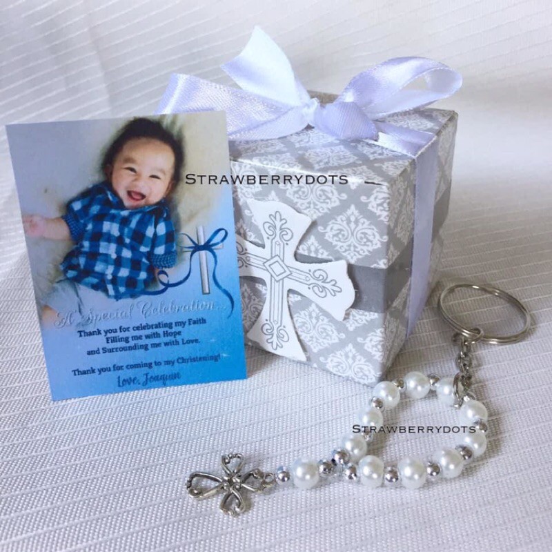 ※In stock! ※ Baptism Christening Giveaways Souvenirs with Box | Shopee ...