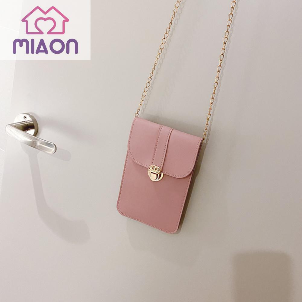 pink chain purse