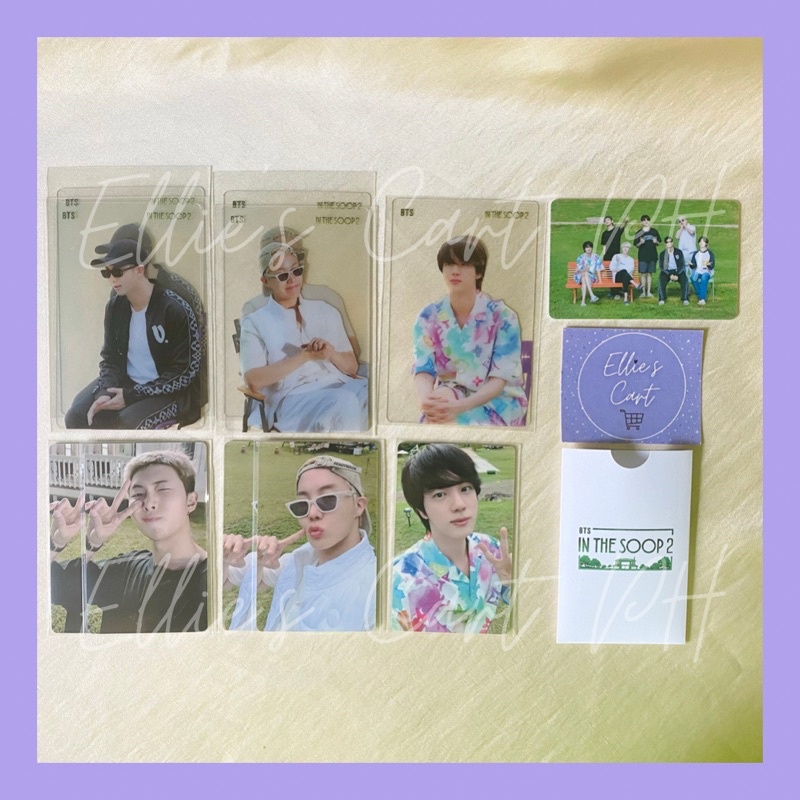 BTS IN THE SOOP 2 PHOTOCARD MEMBER SET TINGI PC PHOTO CARD RM NAMJOON