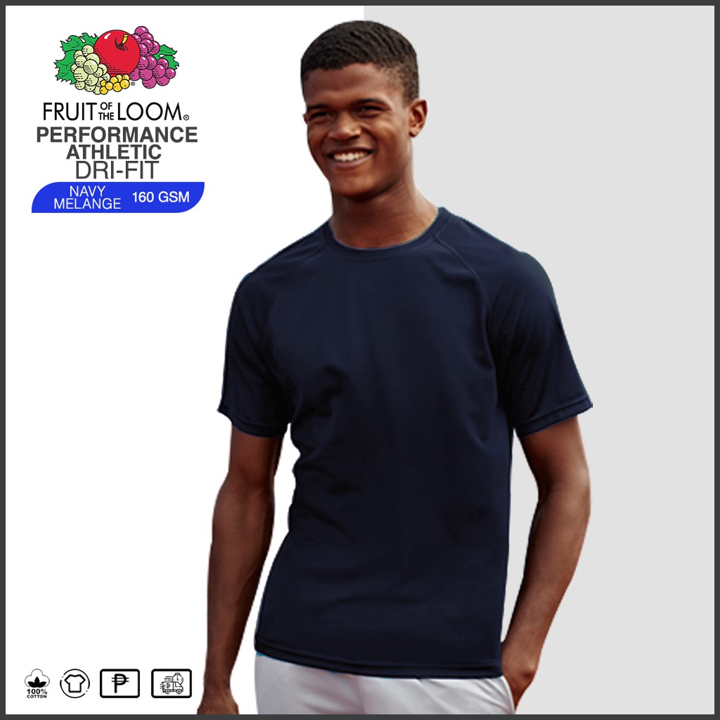 fruit of the loom dri fit t shirt