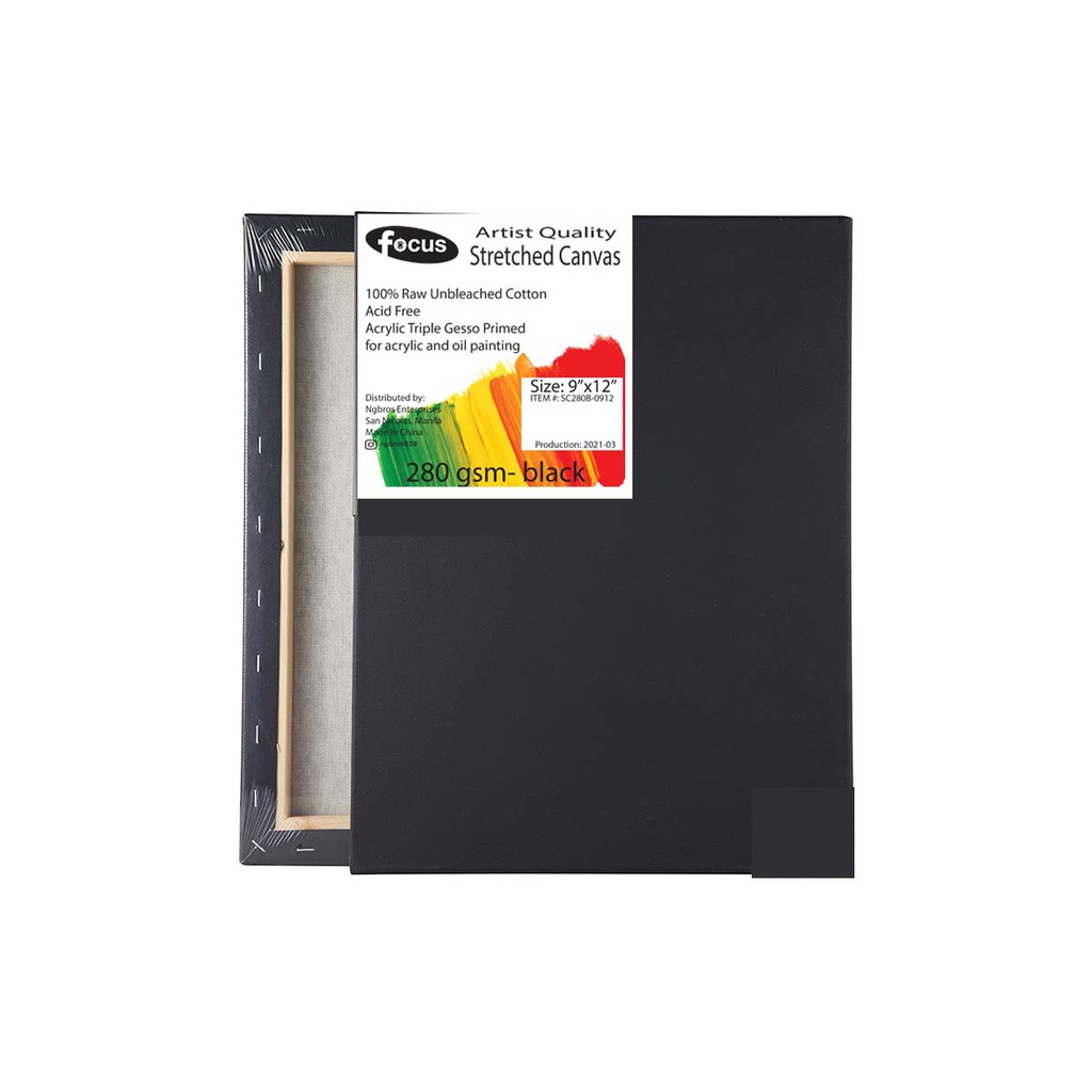 black stretched canvas 280gsm | Shopee Philippines