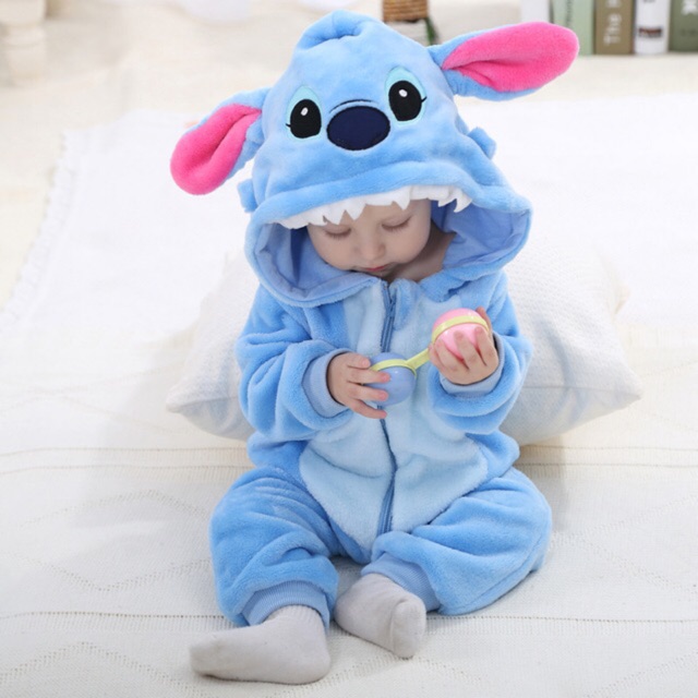 stitch newborn costume