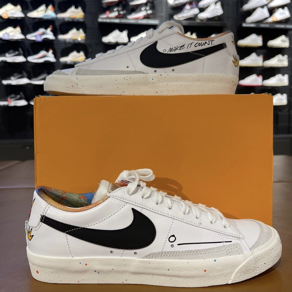 nike blazer low make it count