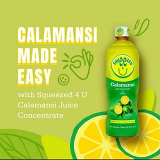 Squeezed 4 U Calamansi Juice Concentrate 750ml | Shopee Philippines
