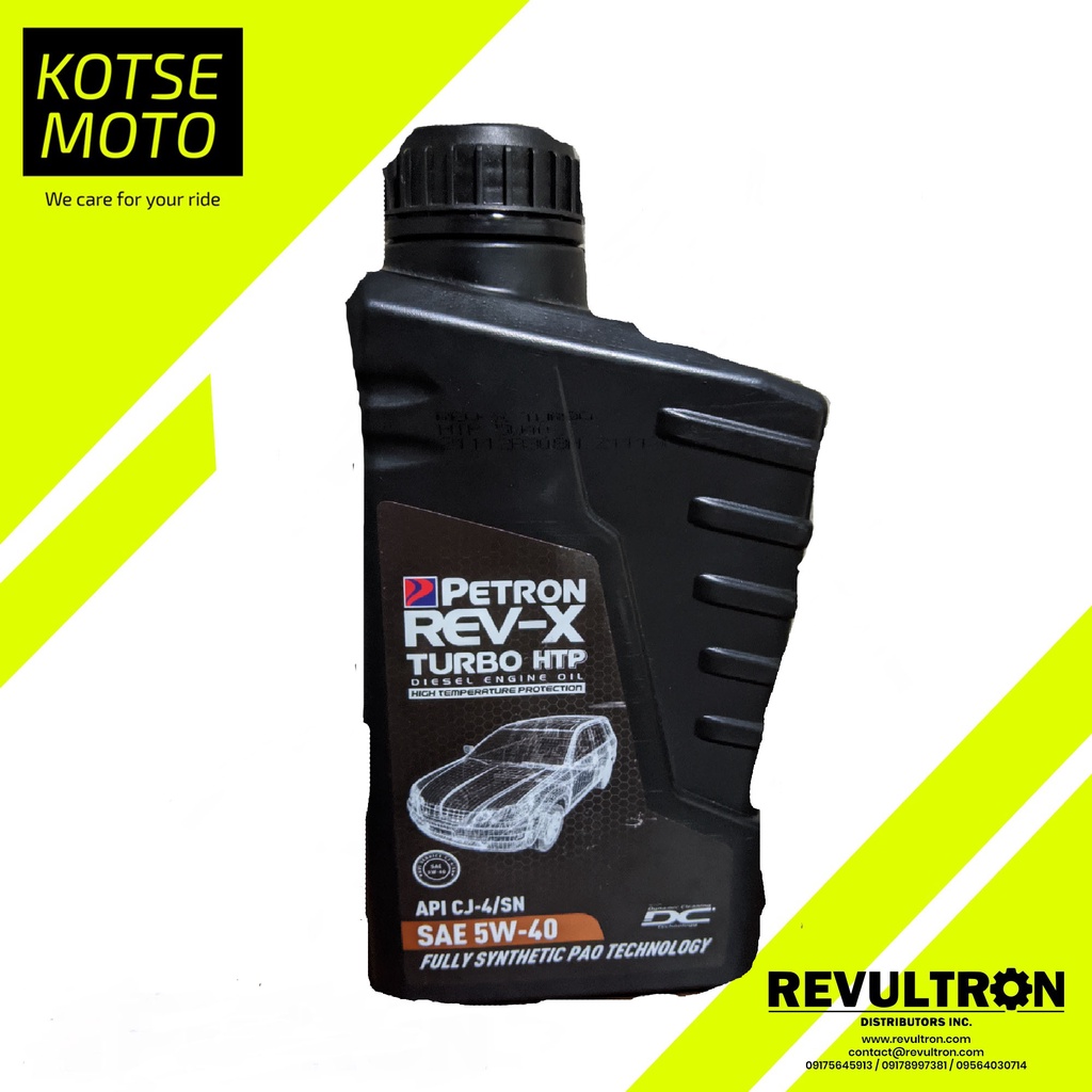 PETRON REVX Turbo HTP Fully Synthetic Diesel Engine Oil SAE 5W40 (1