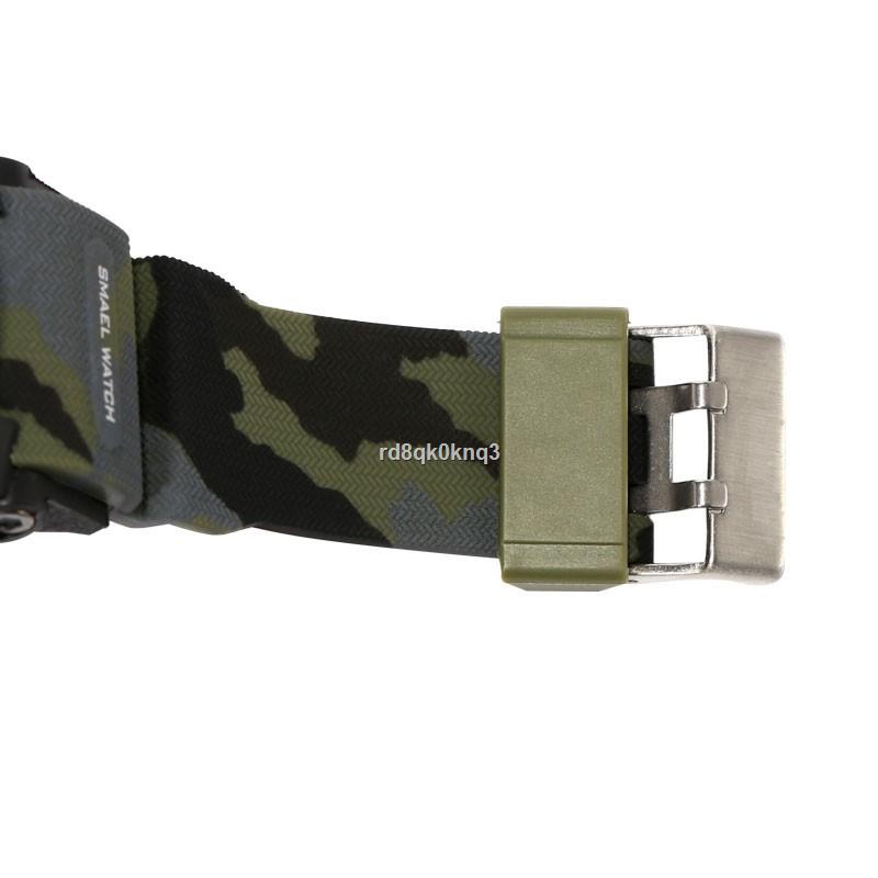 SMAEL Brand Men Camouflage Military Digital LED Wristwatch