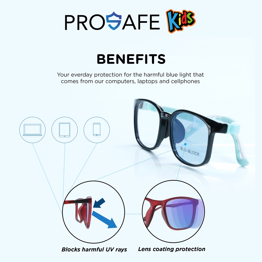Prosafe Kids 7007 Anti-Radiation Kids Eyeglasses | EYE Republic Optical