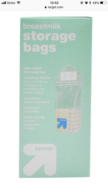 breast milk storage bags target