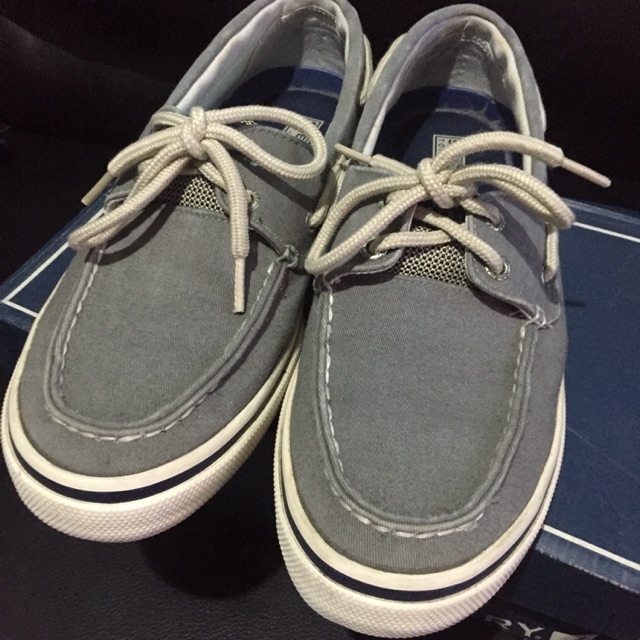 sperry halyard grey