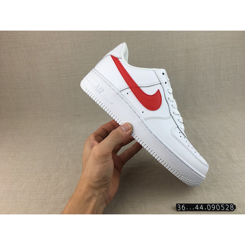 af1 white and red