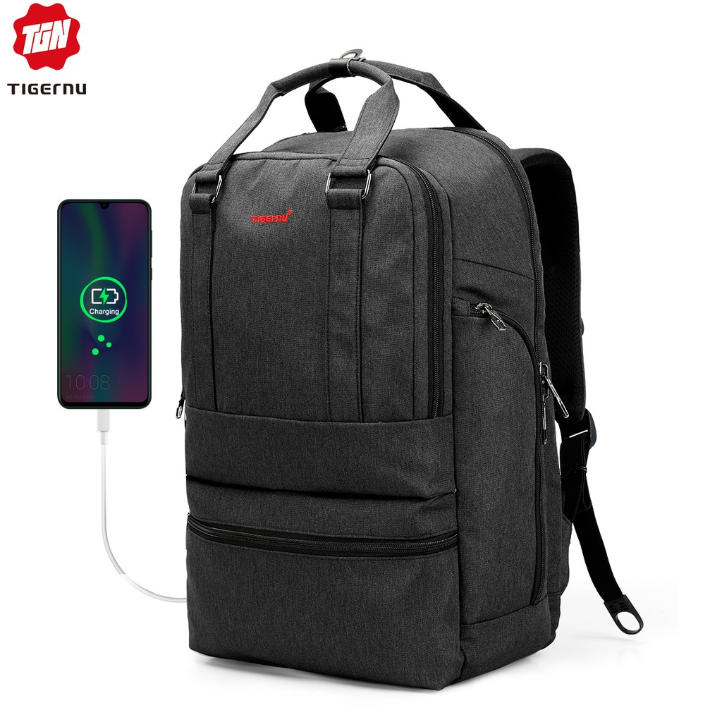 laptop backpack with charger