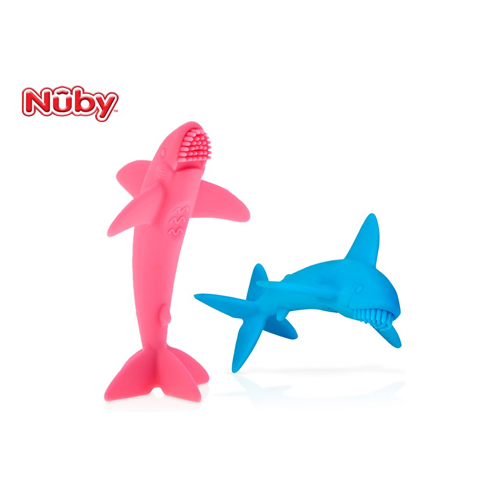 nuby shark teether