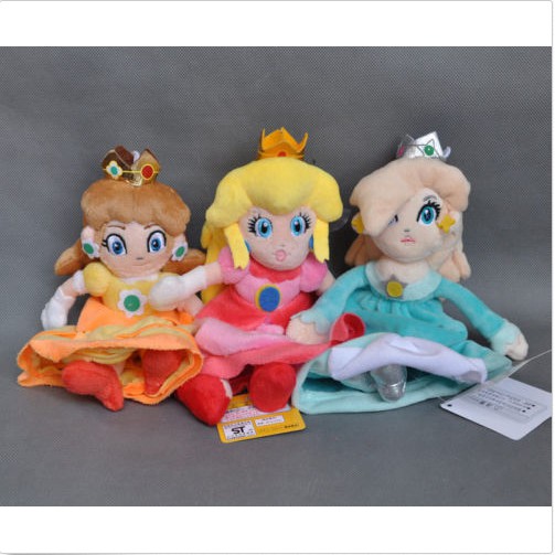 peach and daisy plush