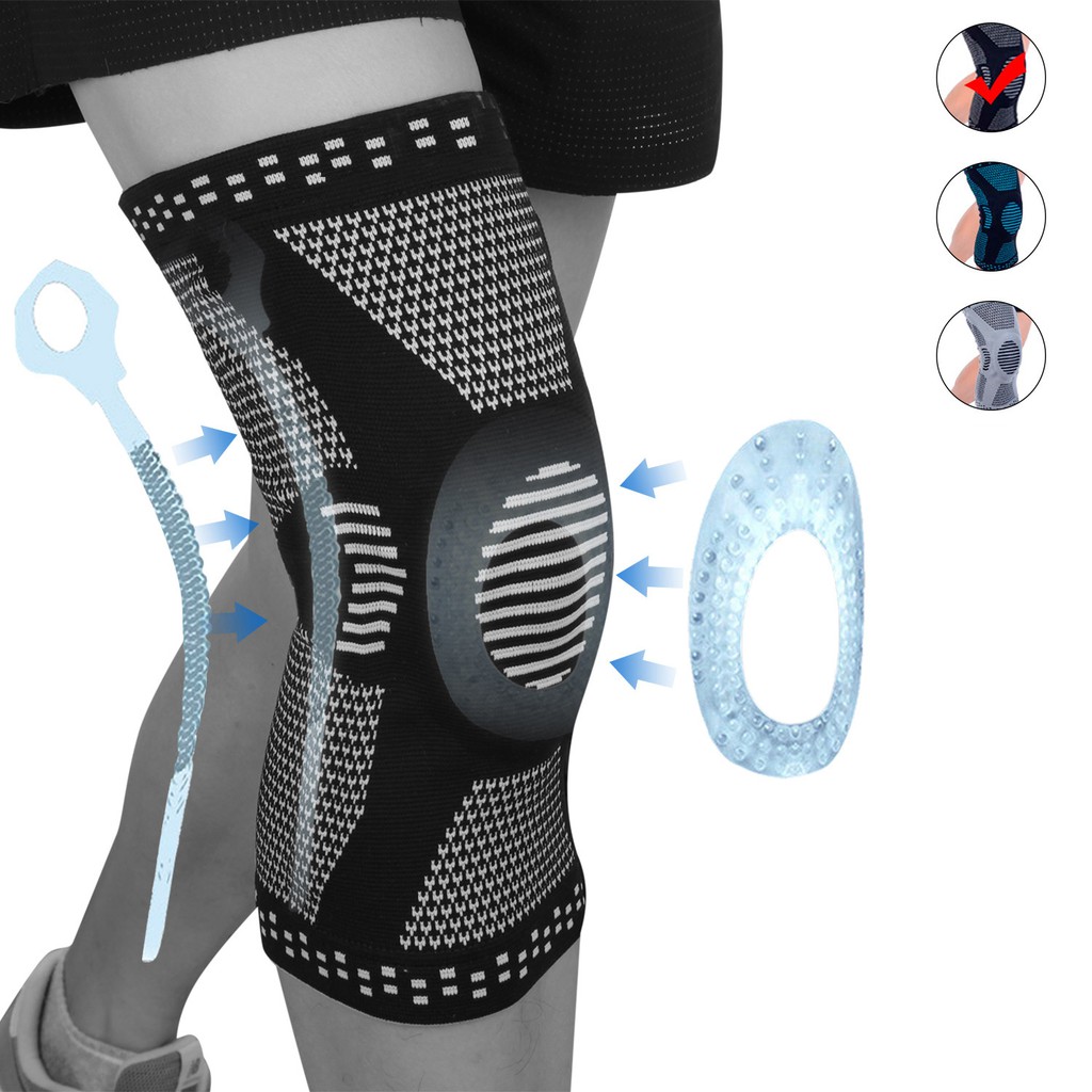 Professional Knee Brace,Knee Compression Sleeve Support for Men Women