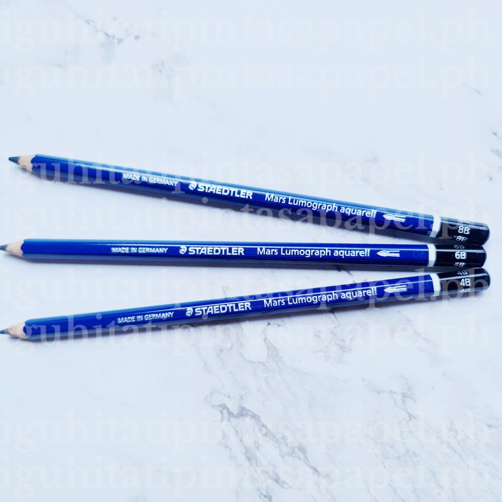 Staedtler Mars Lumograph Aquarell Drawing Pencil 100a Shopee Philippines