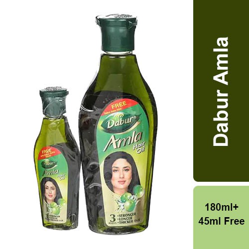 Dabur Amla Hair Oil -180ml + Free 45ml Amla - from India | Shopee ...