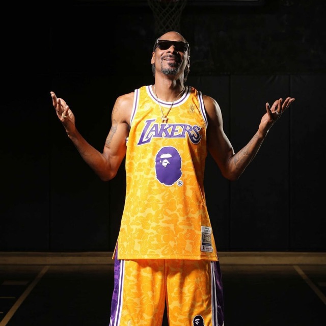 BAPE X MITCHELL \u0026 NESS LAKERS JERSEY 