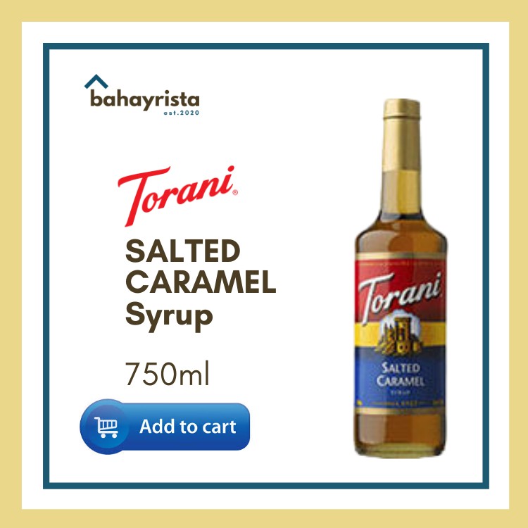 Salted Caramel Syrup 750ml (Regular Syrup) Shopee Philippines