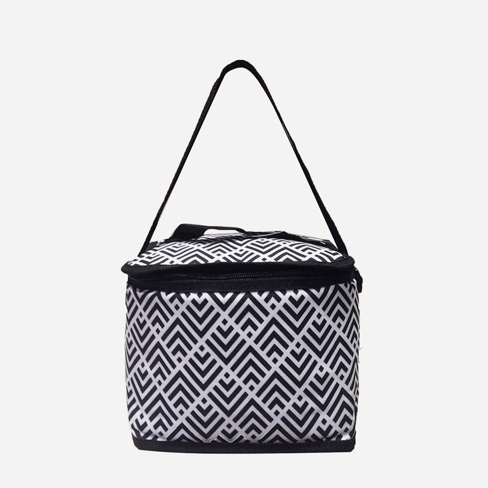 geometric lunch bag