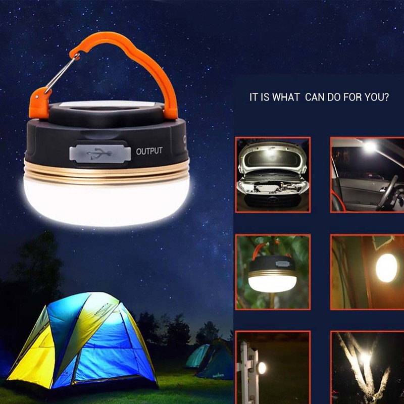 [ Ready Stock] Portable Camping Lights / 5 LED Mini Lantern Tents Lamp