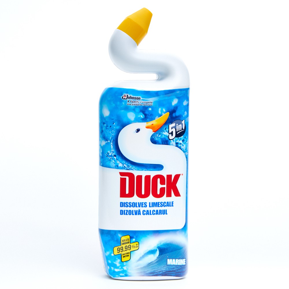 Duck MARINE 5in1 Liquid Toilet Cleaner 750 mL, Kills 99.99 of Germs