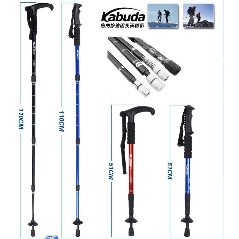 telescopic trekking pole