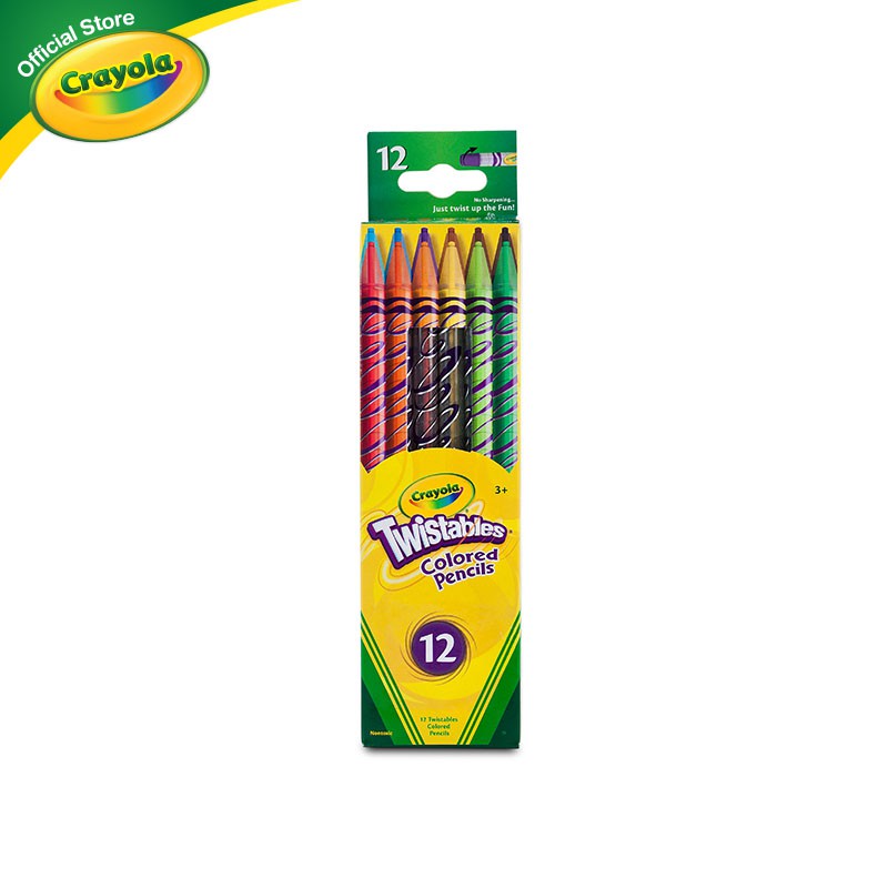 Download Crayola Twistable Color Pencils, 12 Colors | Shopee Philippines