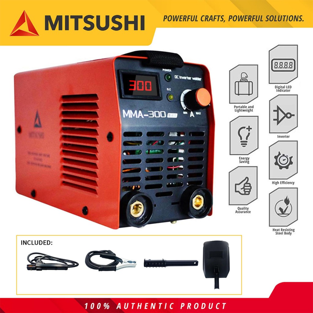 Mitsushi NI MMA 300A IGBT Technology Digital Display Inverter Welding
