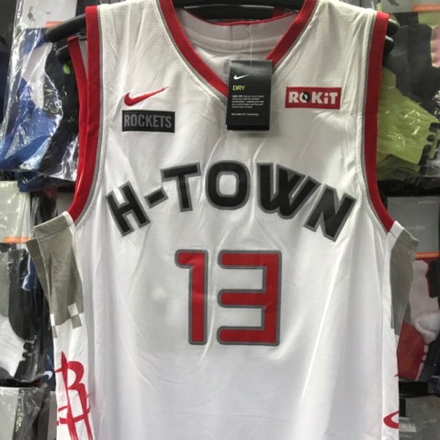 houston rockets gray jersey