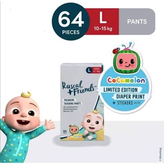 Rascal + Friends Cocomelon Edition- Large Pants with free  collectible stickers inside