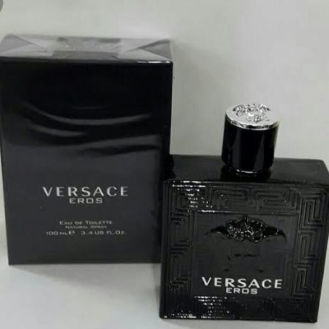 sale.versace eros mens perfume 100ml black box | Shopee Philippines