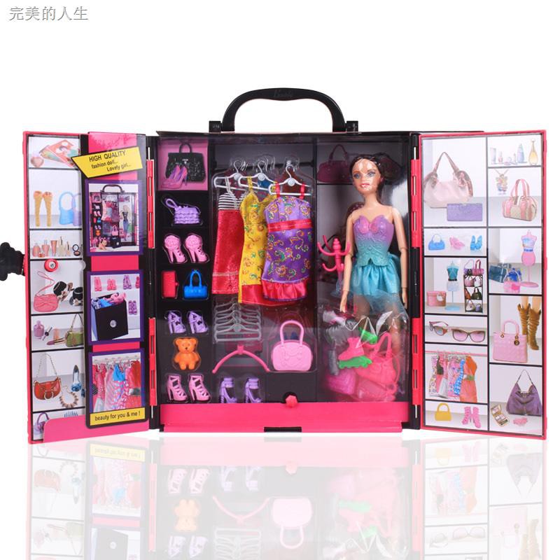 wardrobe for barbie doll clothes