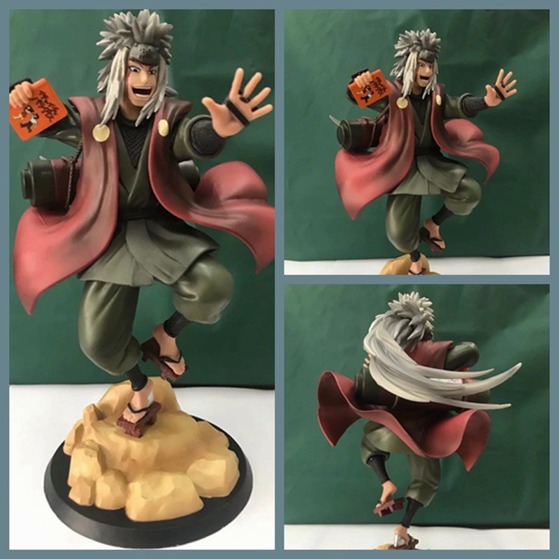 Anime Naruto Jiraiya Gama Sennin PVC Action Figure Toy Naruto Shippuden Jiraiya Collectible
