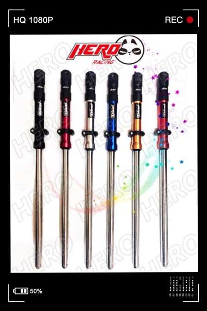 xrm front shock size