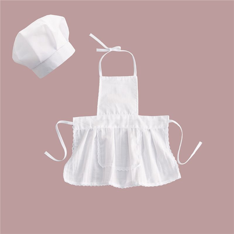 cute white apron