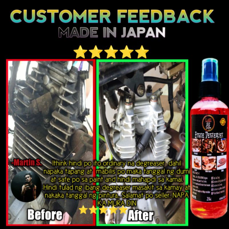Engine degreaserjapan formulation Shopee Philippines