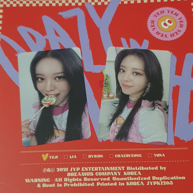 ITZY Crazy In Love Album Yeji Version | Shopee Philippines