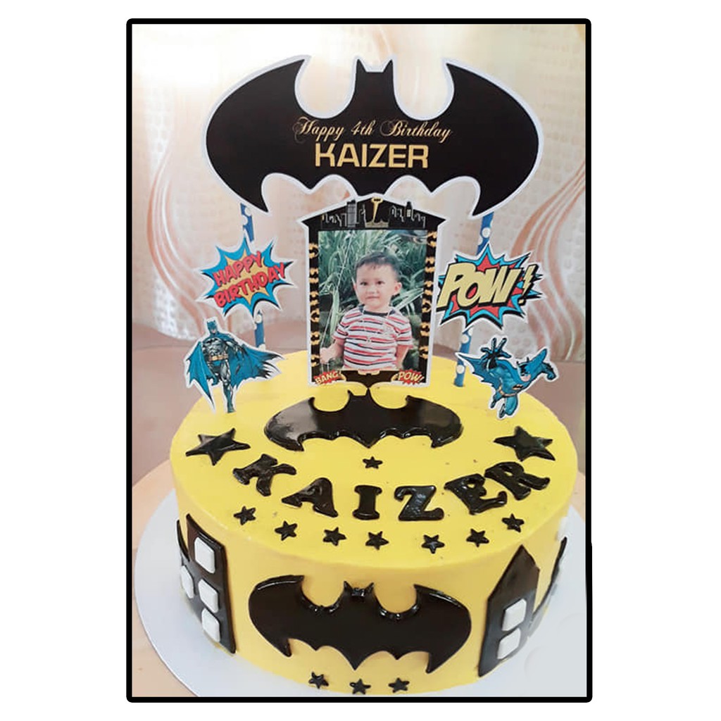 Batman Customized Cake Topper | Shopee Philippines