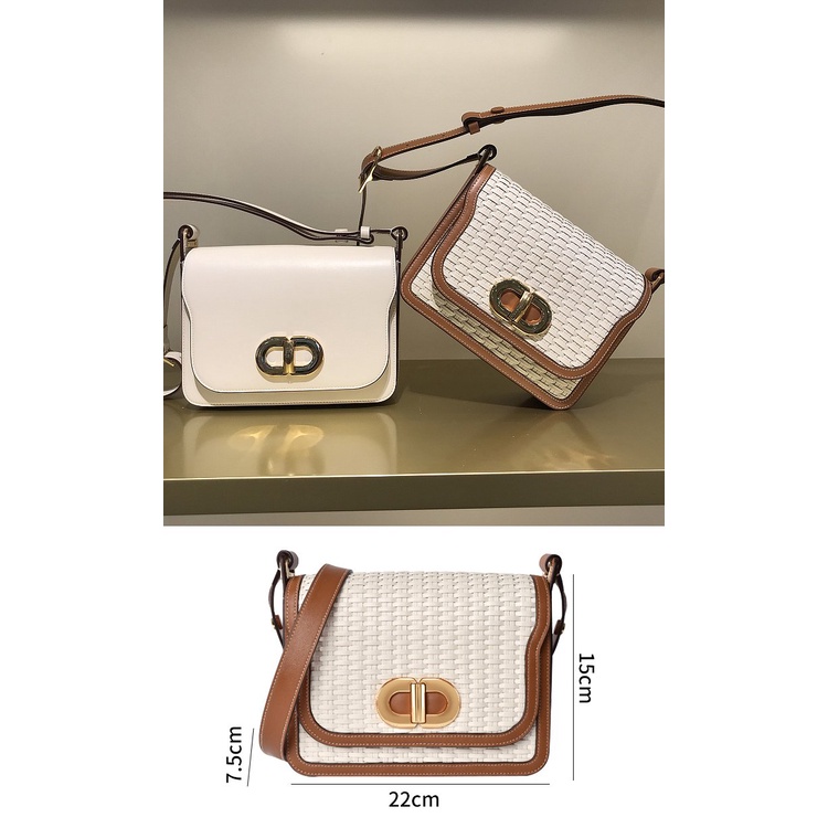 Dissona Bag Summer2021 Same Style with Mall Shoulder Bag Saddle