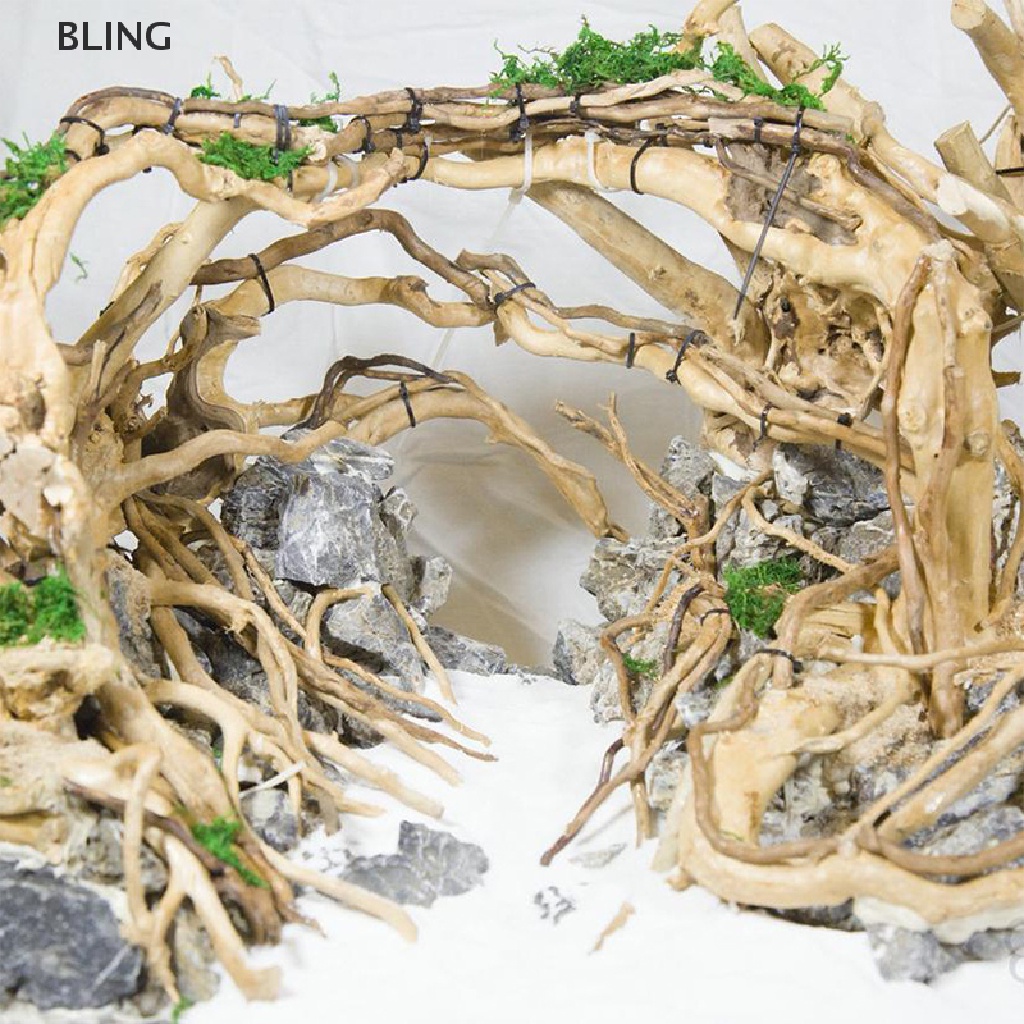 【BLING】 1Pc New Aquarium Natural Tree Trunk Driftwood Fish Tank Plant Wood Decoration HOT #4