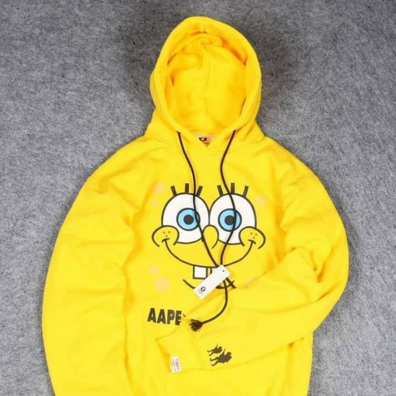 aape spongebob hoodie