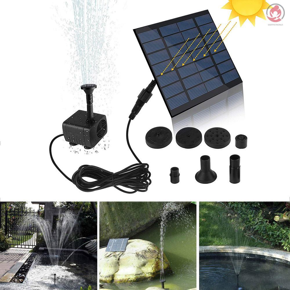 Mini Solar Fountain Pump Solar Water Pump Power Panel Kit Solar Panel Water Pump For Garden Pool Shopee Philippines
